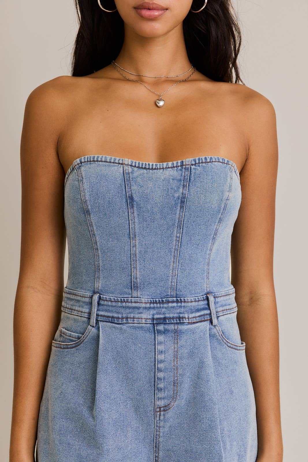 Rodeo Queen Romper - Denim