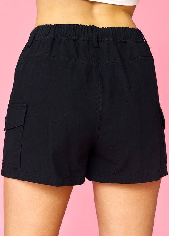 Natalie Cargo Short - Black