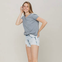 Load image into Gallery viewer, Distressed Denim Shorts
