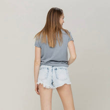 Load image into Gallery viewer, Distressed Denim Shorts
