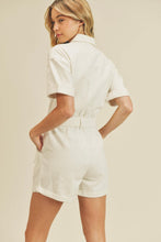 Load image into Gallery viewer, White Denim Romper
