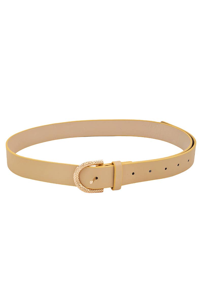 Faux Leather Belt