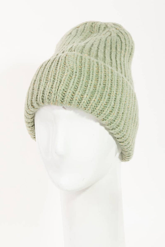 Ribbed Knit Beanie