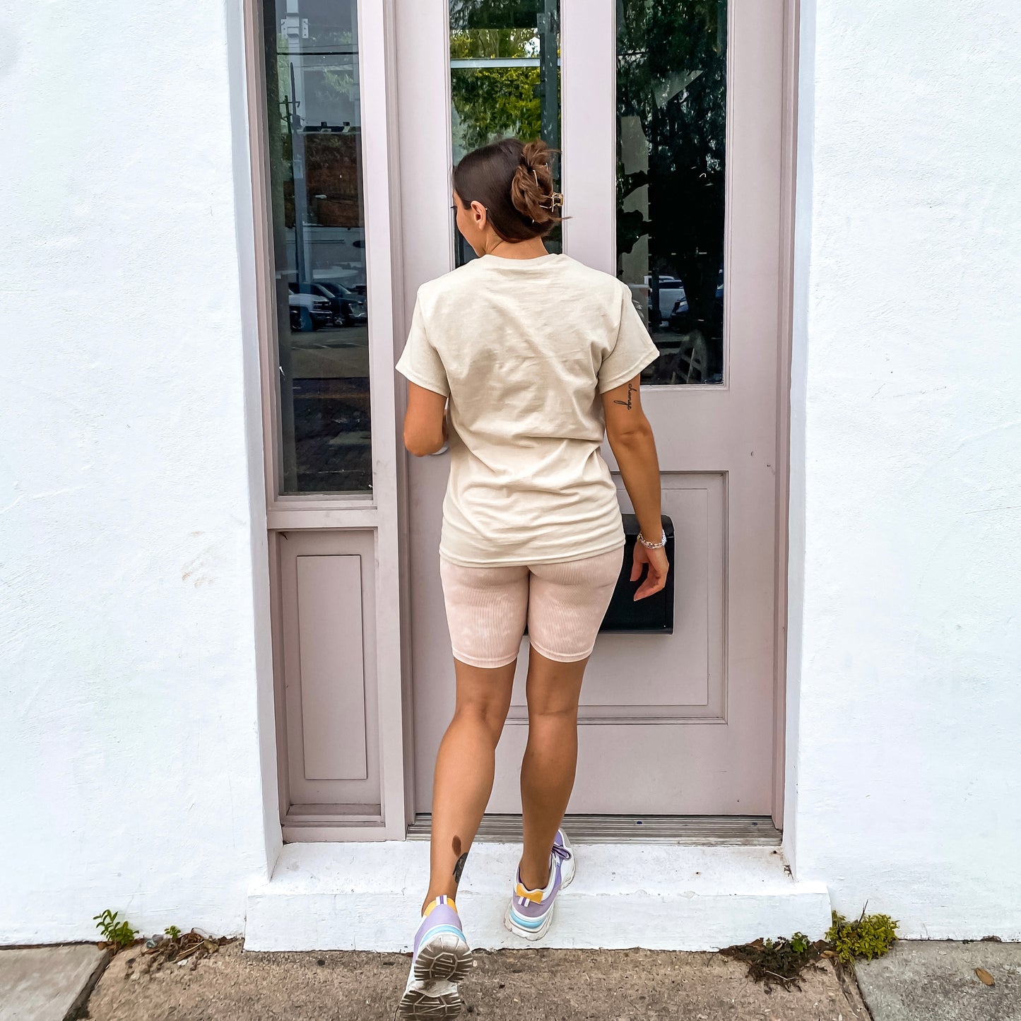 Pastel Pink Bike Shorts