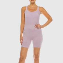 Load image into Gallery viewer, Seamless Ribbed Romper - Lavender
