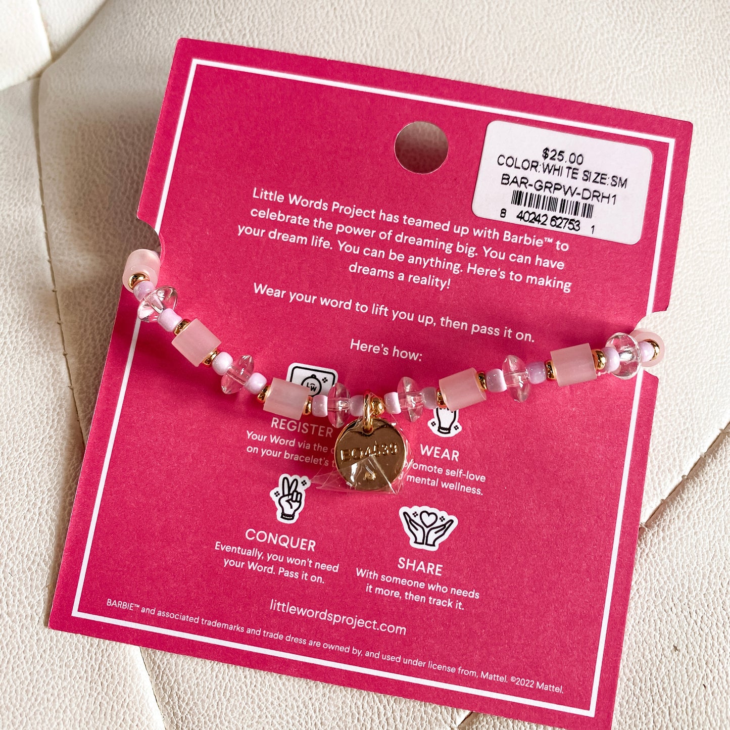 Little Words Project Bracelet - Girl Power