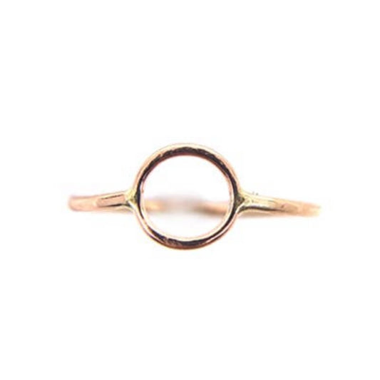 Gold Circle Ring