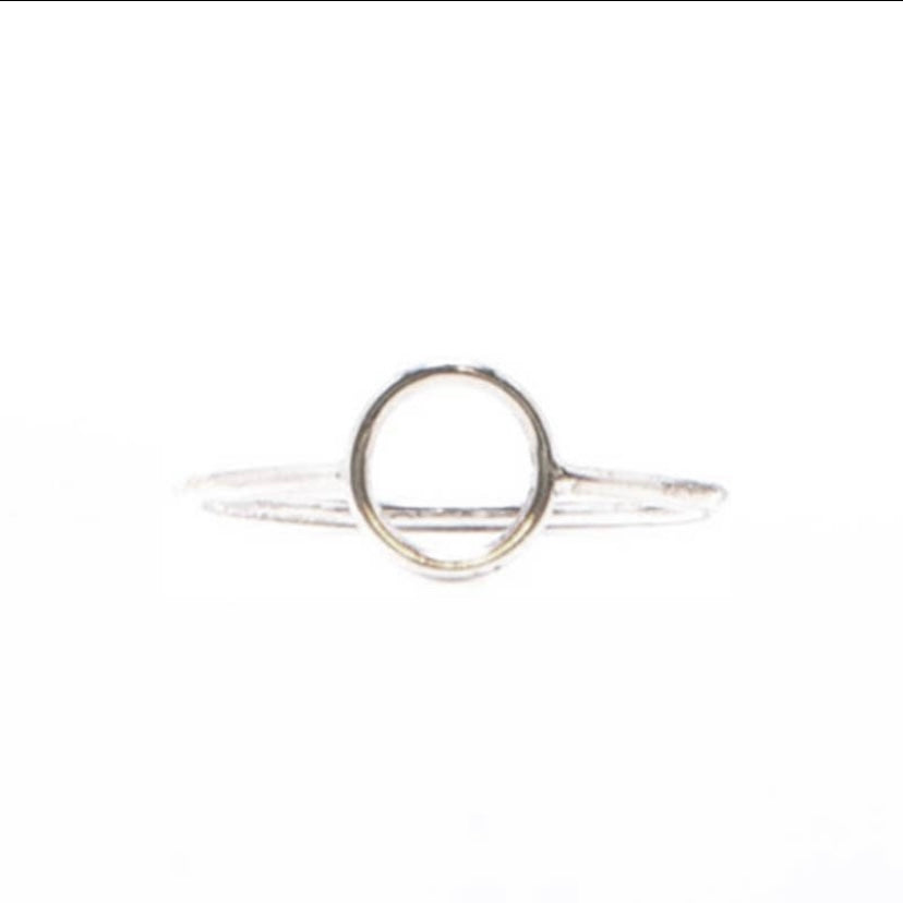 Silver Circle Ring