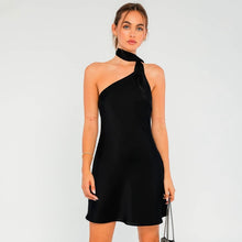 Load image into Gallery viewer, Halter Tie Mini Dress
