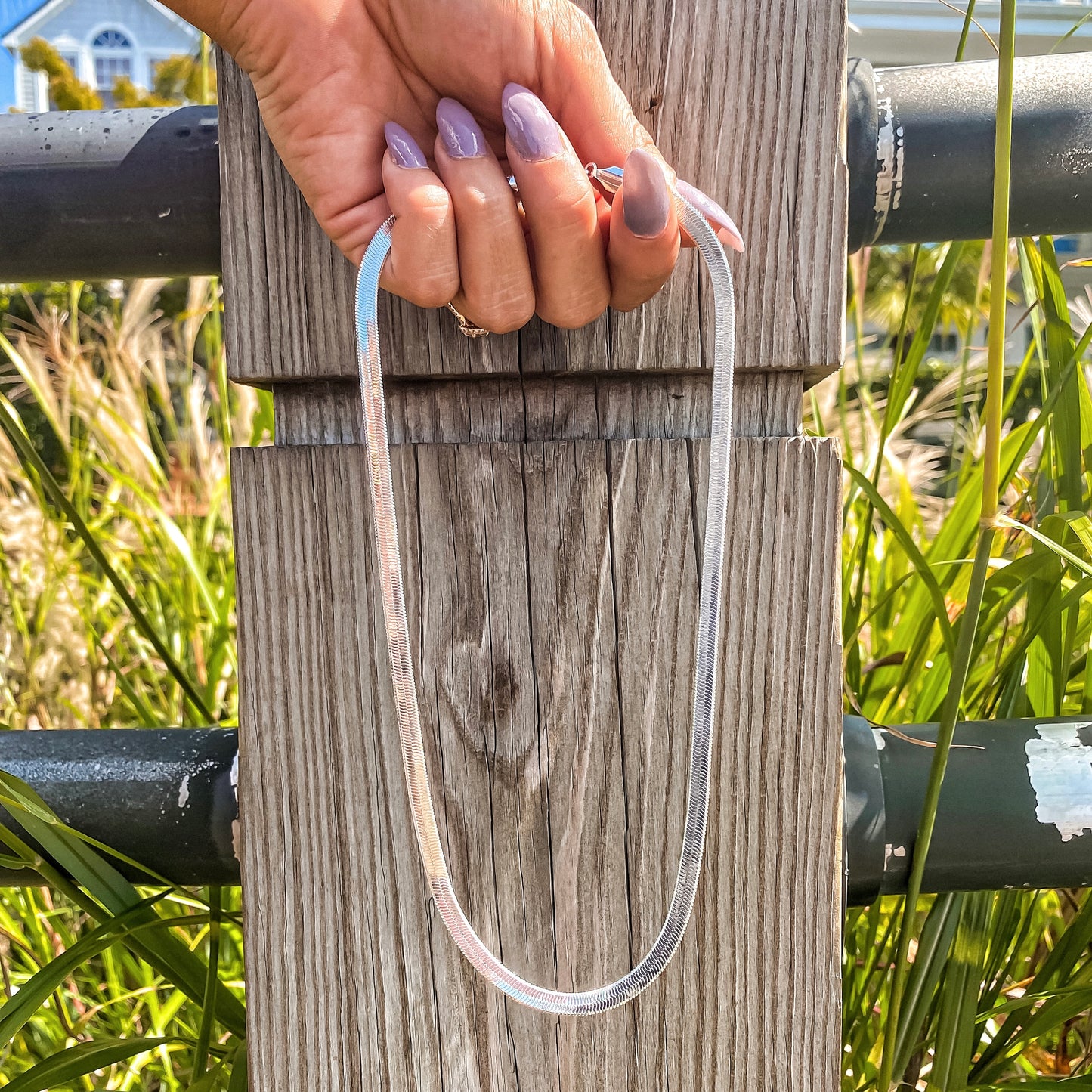 Herringbone Chain Necklace